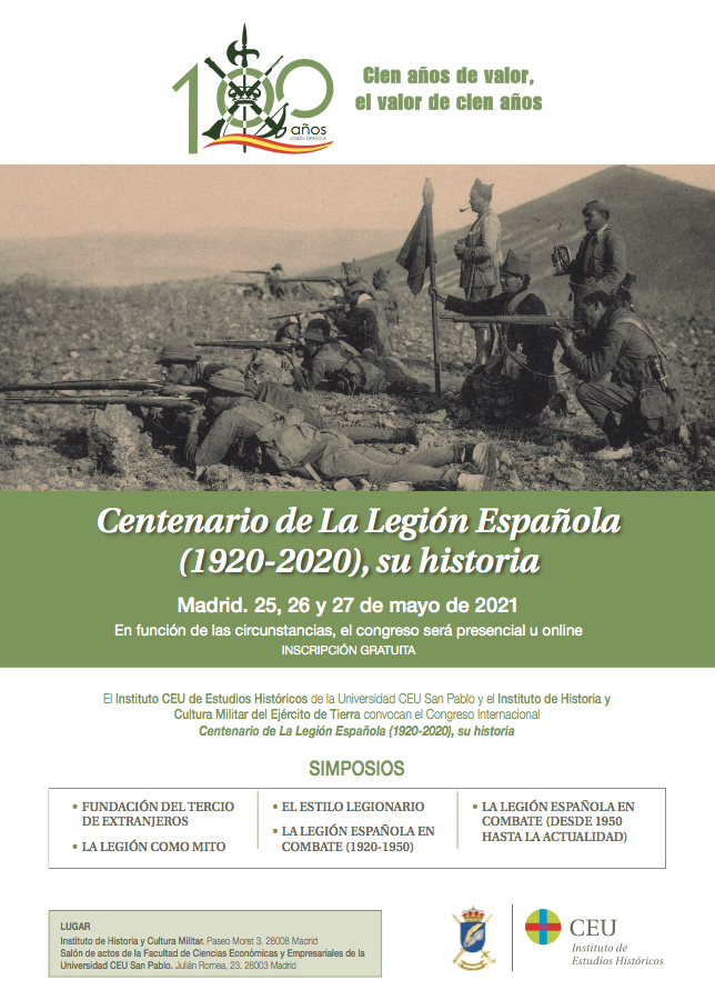 Cien años de la Legión Española desde que se alistaron 200